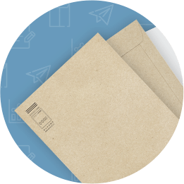 料金受取人払郵便印刷セットイメージ